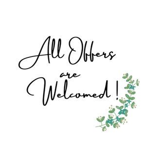 All Offers are welcomed